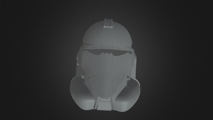 Commander Wolffe's Helmet 3D Model