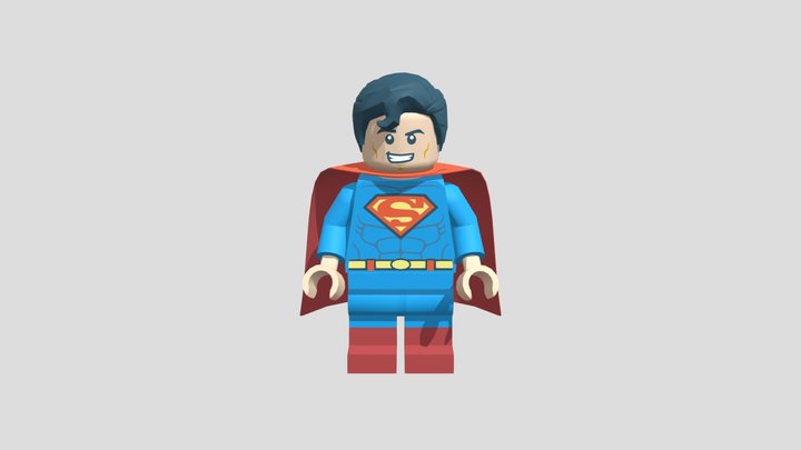 SupermanLego 3D Model