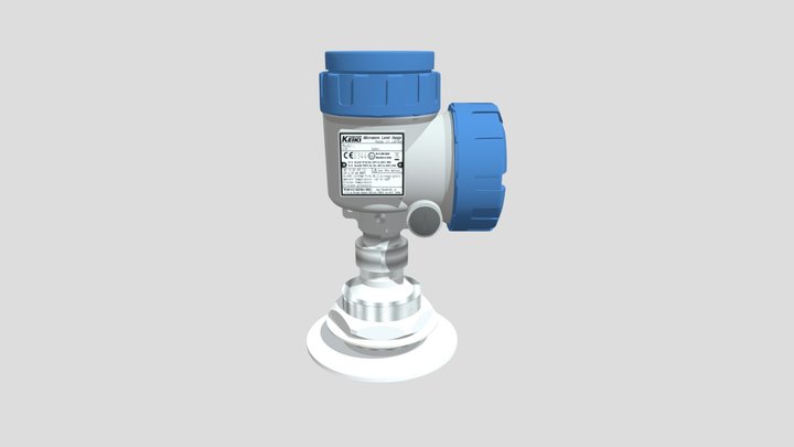 RADAR LEVEL TRANSMITTER(PTFE Sealing antenna) 3D Model