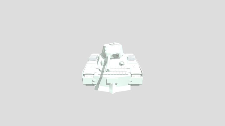 Game ready light Tank practice 3D Model