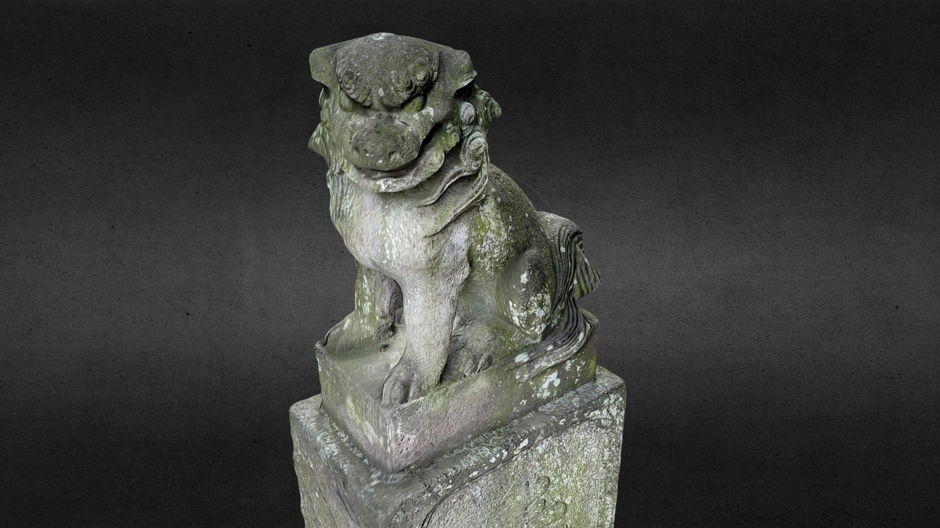 Komainu scans with iPhone12 Pro (Trnio)
