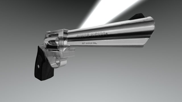 Magnum 3Dmodel for Game optimized 3D Model