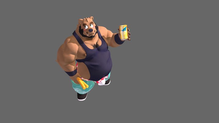 トム祭り姿 3D Model