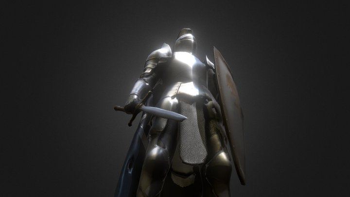 The Fallen Steel Knight – Free 3D Model STL