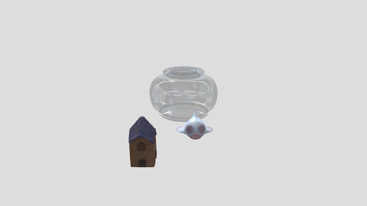 Complete fishbowl 3D Model