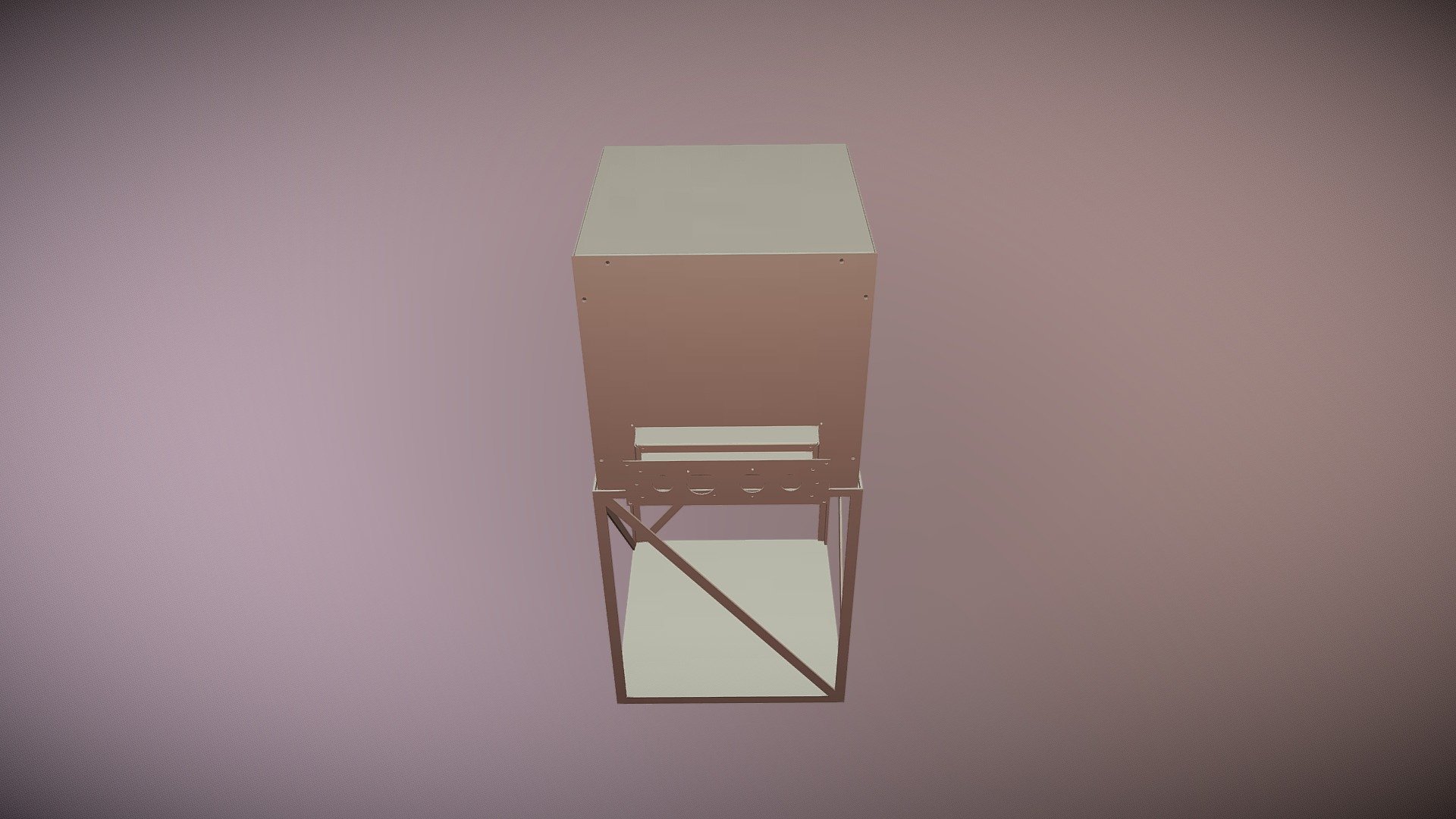 Caja caliente doblada en chapa inoxidable