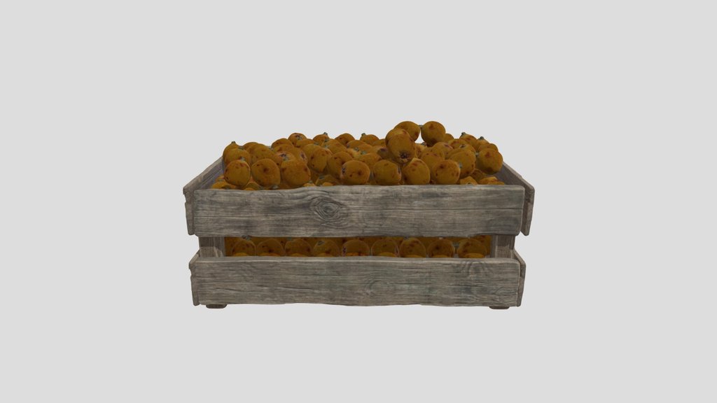 Mk Wooden Veggie Fruit Crate 035
