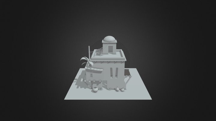 Sand House - draft 1 3D Model