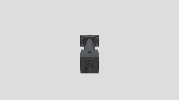 Hydraulic cylinder - mounting type B – Modèle 3D gratuit STL