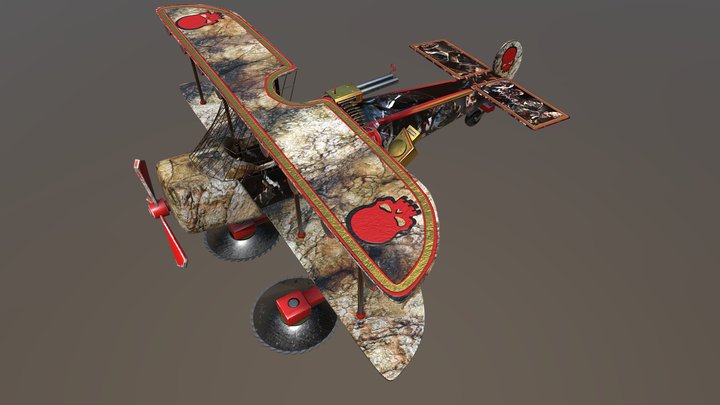 Аэроплан ZOMBOREZ-19 3D Model