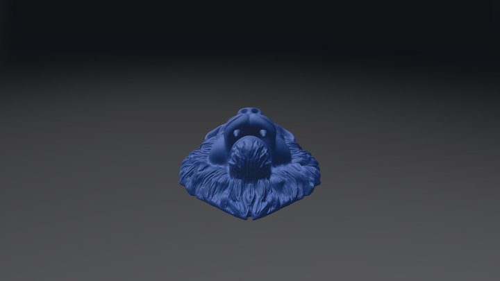 Pendant The Lion 3D Model