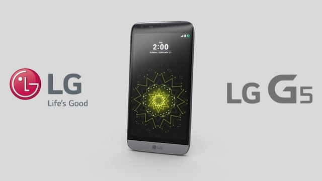 Smartphone LG G5 - Titan (Eng) 3D Model