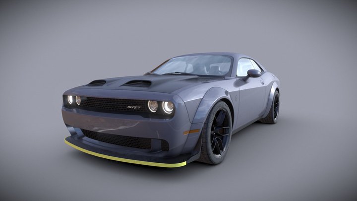 2021 Dodge Challenger SRT Hellcat 3D Model