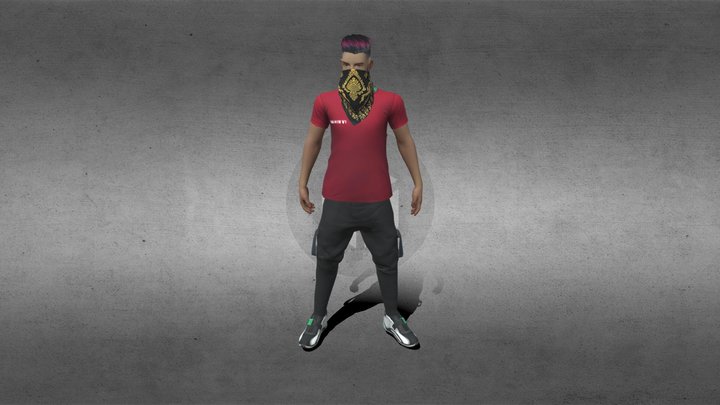 Nahin Gaming || Free Fire Character | 3D Modal 3D Model