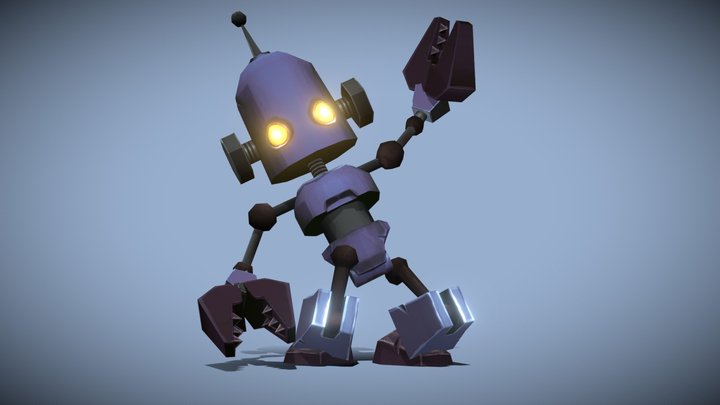 3DRT - Chibii robot - 09 3D Model