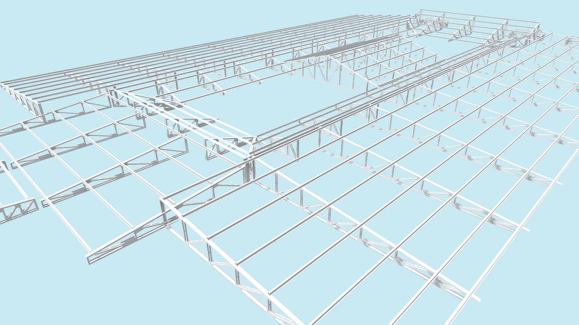 COBERTURA METÁLICA CENTRO DE CONVIVÊNCIA IDOSOS — Sketchfab embed 3D viewer