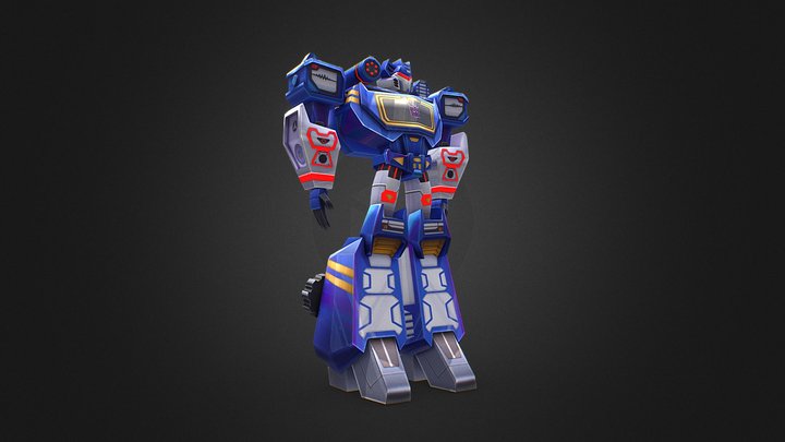 Transformers Battlegrounds Decepticons Soundwave 3D Model