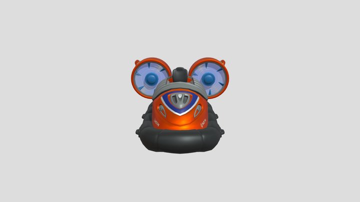 Zuma airboat 3D Model