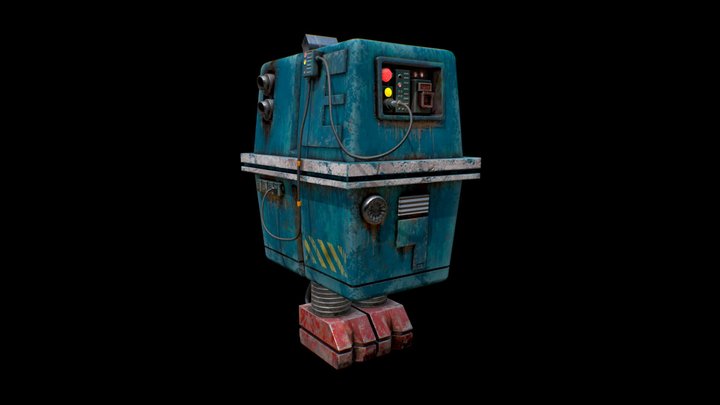 Gonk Droid 3D Model