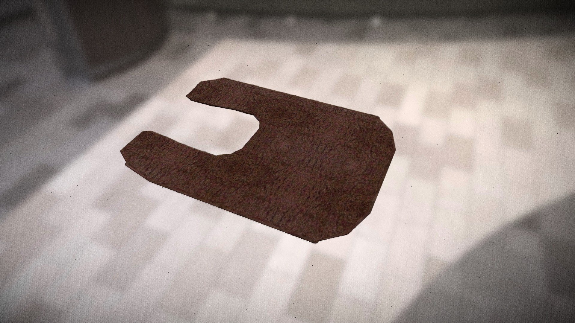 Bathroom Rug Two - Download Free 3D model by robfitzy [3481214] - Sketchfab
