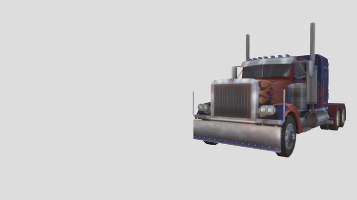 optimus-prime-convoy-mode 3D Model