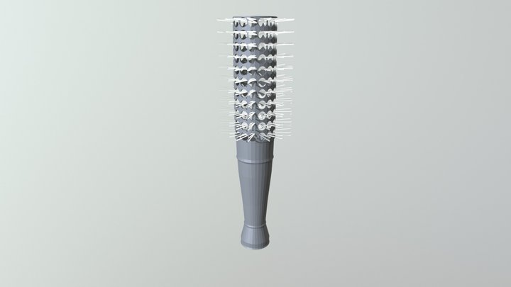 Hair Brush 3D Model