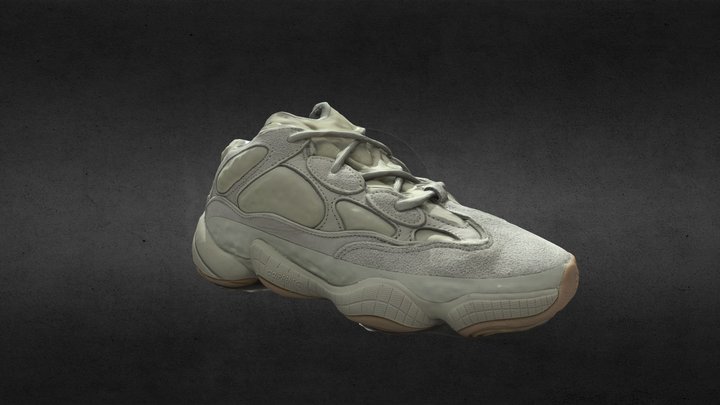 yeezy 500 Stone 3D Model