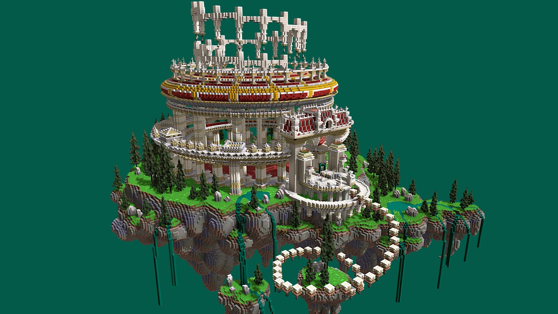 PixelMine | Mythic Temple - 3D model by PixelMine [3483a62] - Sketchfab