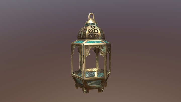 Ancient Latika Lantern 3D Model