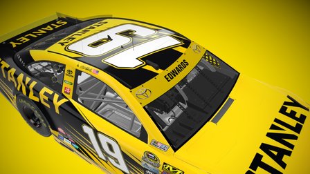 Carl Edwards' No.19 STANLEY Camry RaceCar 3D Model