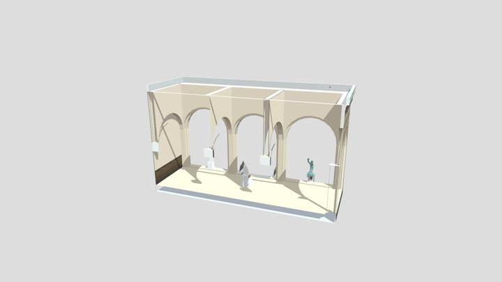 Loggia Dei Lanzi a Firenze 3D Model