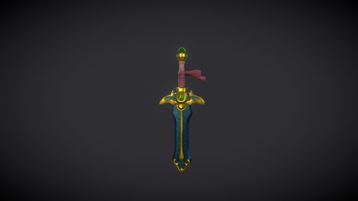 The Great Sword of the Dragon 3D Model
