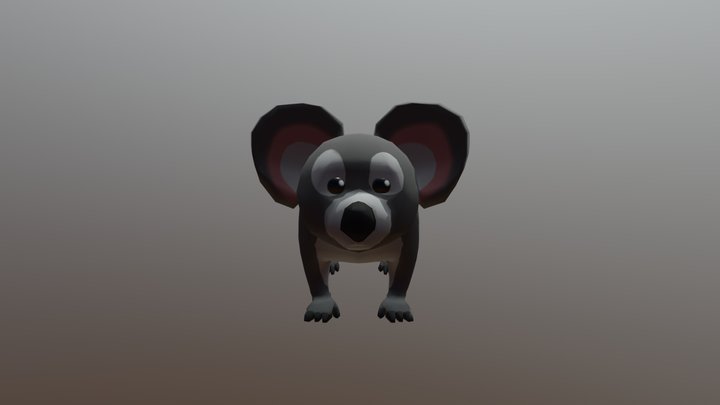 KNB217 EX1 Australia Animal - Koala 3D Model