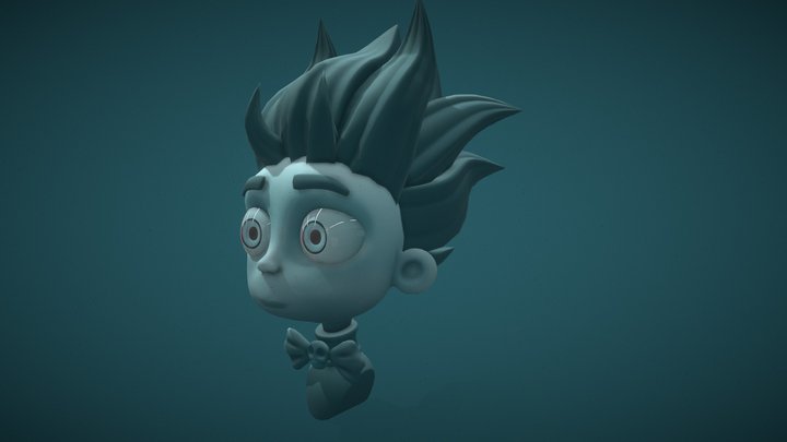 Cartoon Character 3D Model