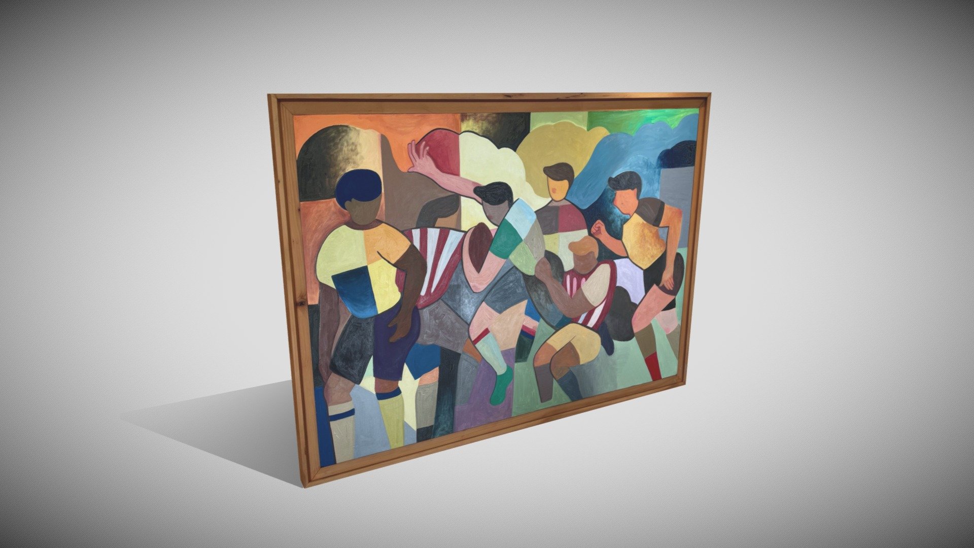 Picture frame Art Buy Royalty Free 3D model by KimtueKP [3489294