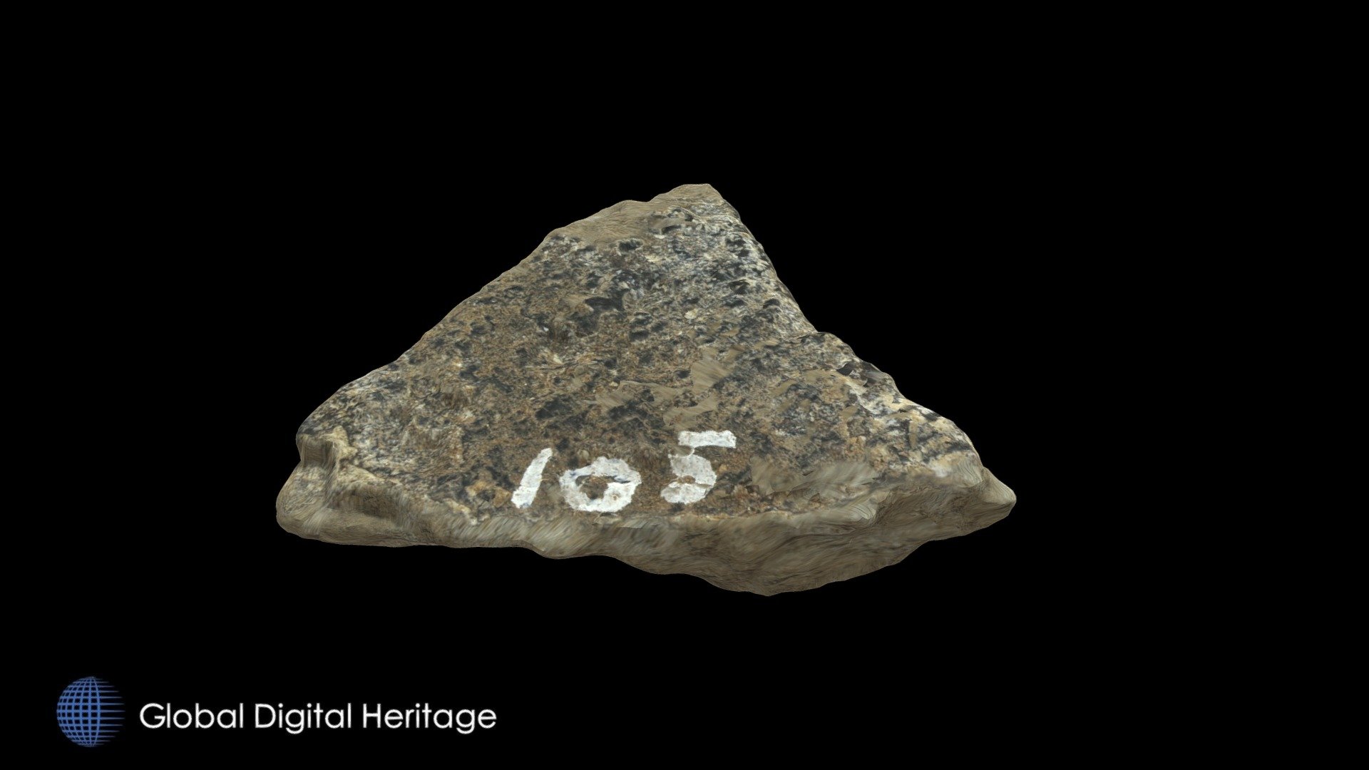 Ground Stone Fragment XCB-001-105