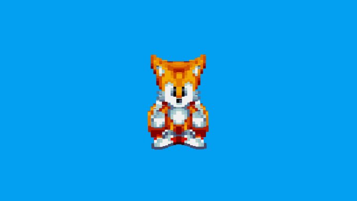 Sonic Mania 3D - Tails 3D Model