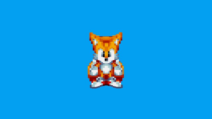 Sonic Mania 3D - Tails 3D Model