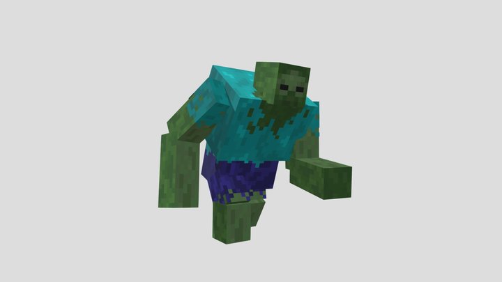 Mutant Zombie 3D Model