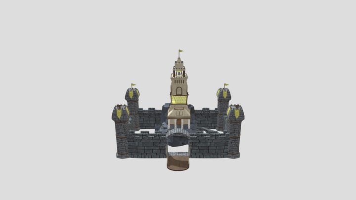 Ancient Castle, Rebuilt 3D Model