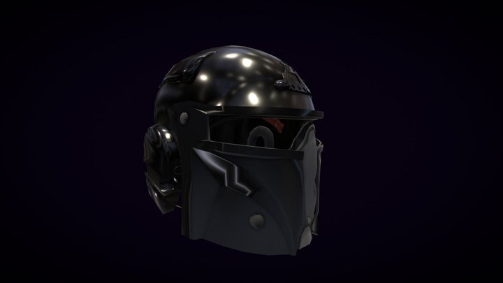 Helmet_Lvl_III _custom 3D Model