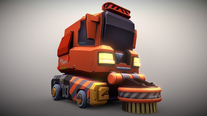 Sweeper - MUNICIPAL_925 (fanart) 3D Model