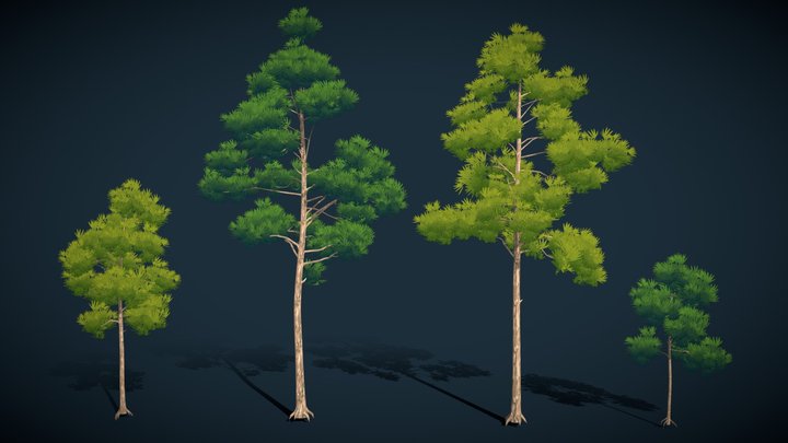 Pine-tree 3D models - Sketchfab