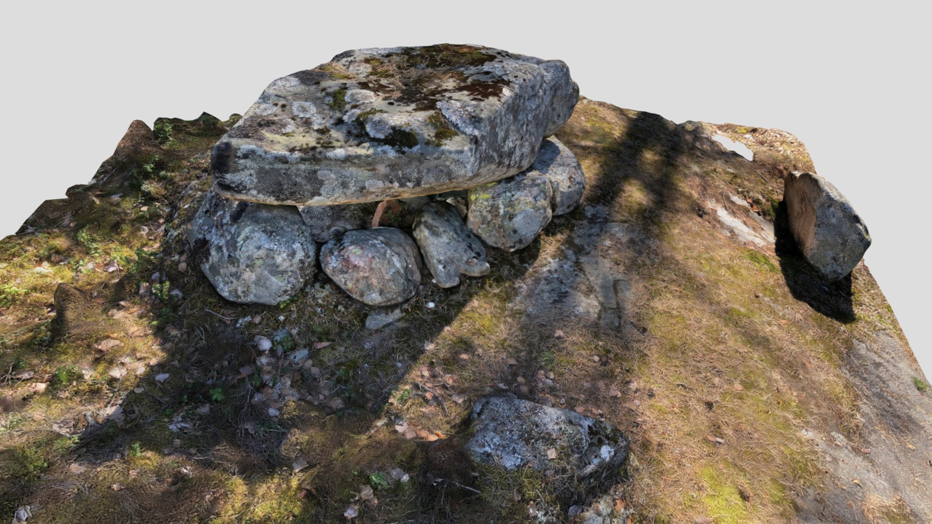 Stone table 1 in Kylmäkorvenkallio, Finland