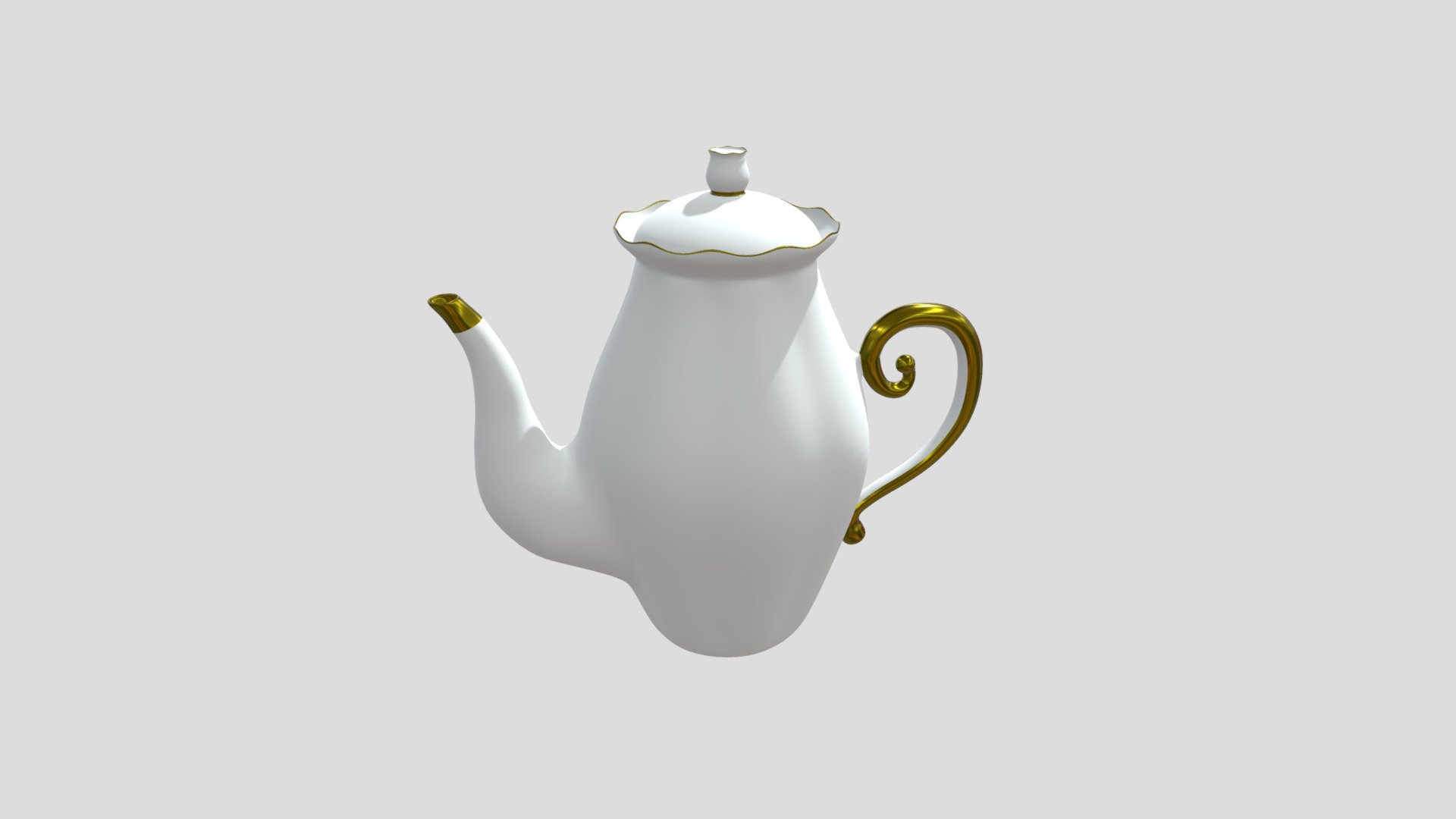 Teapot Model | Tea Set Collection - Download Free 3D model by jennal17 ...
