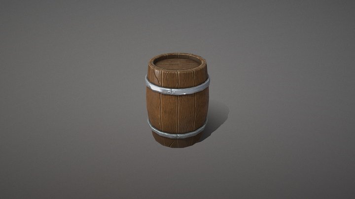 Stylized_barrel 3D models - Sketchfab