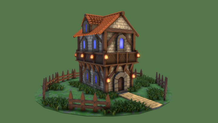 Fantasy house. – Free 3D Model STL