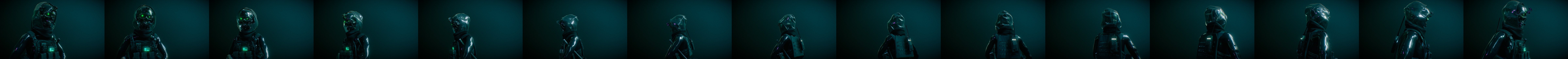 Sci-Fi Police [Reupload] 3D Model