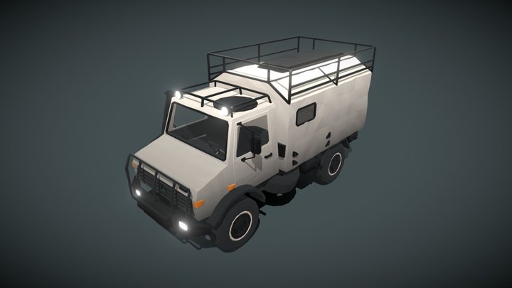 Mercedes Benz Unimog 4x4 3D Model