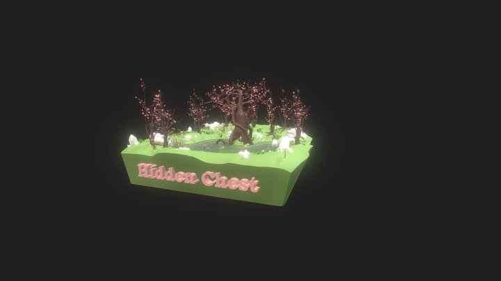 Hidden Chest 3D Model